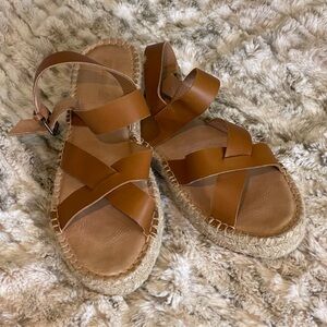 Madewell Leather Sandals Sz 9.5